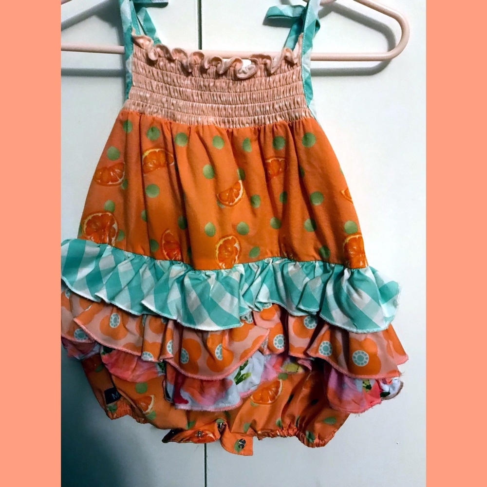 Matilda Jane Orange Eclair Romper